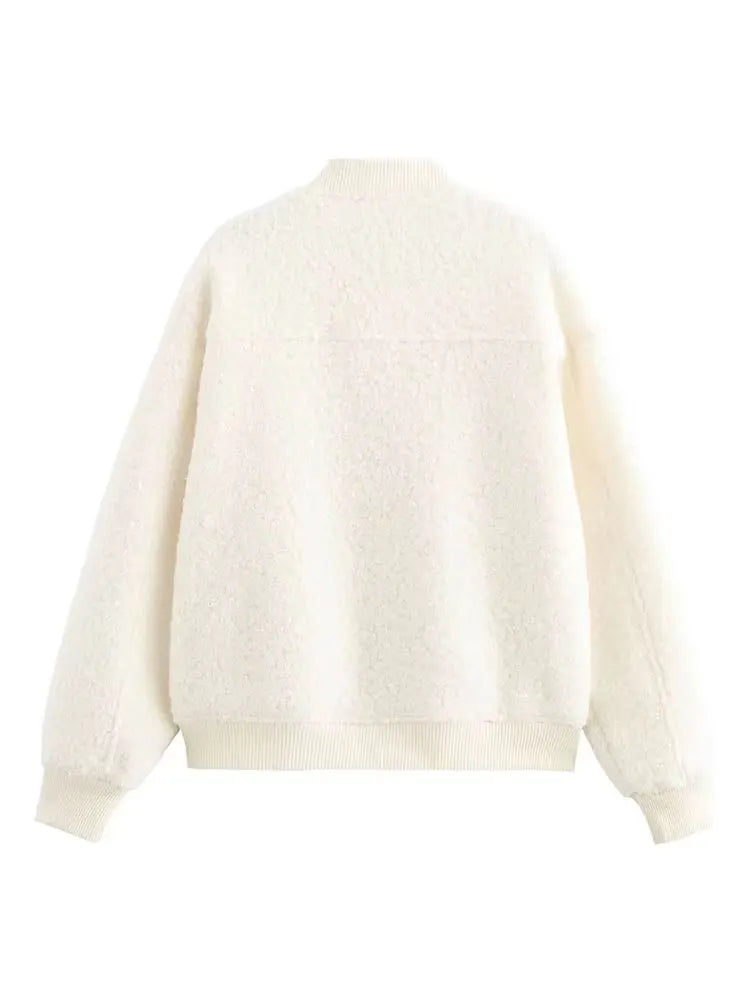 HH 2025 vestes beiges solides décontractées pour femmes printemps à manches longues simple boutonnage avec poches col montant manteaux de mode