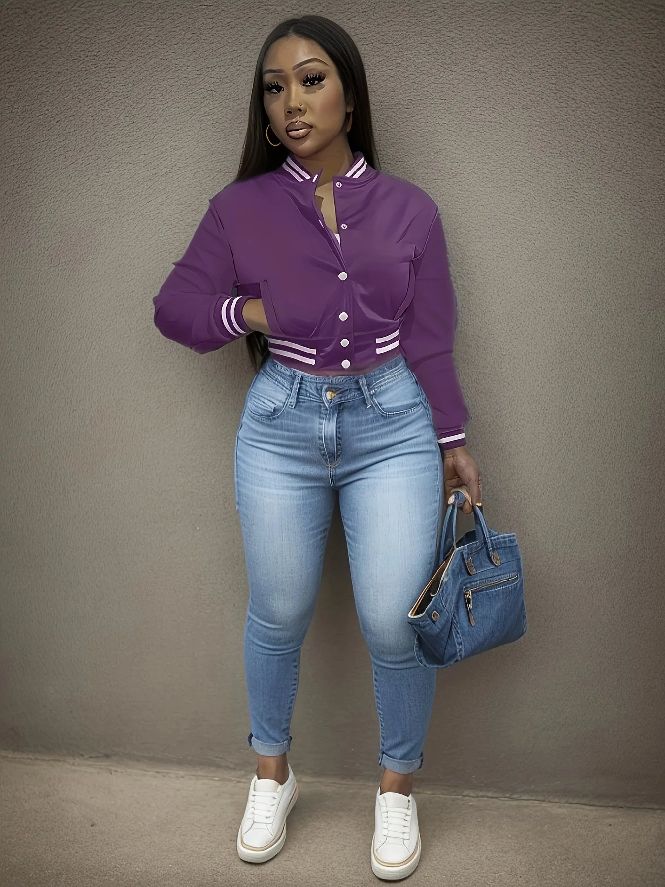 Veste de baseball à simple boutonnage pour femmes, veste européenne et N, document pur, printemps et automne