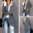 Gilet Long Tricoté Harajuku Streetwear pour Femme - VISIVANE