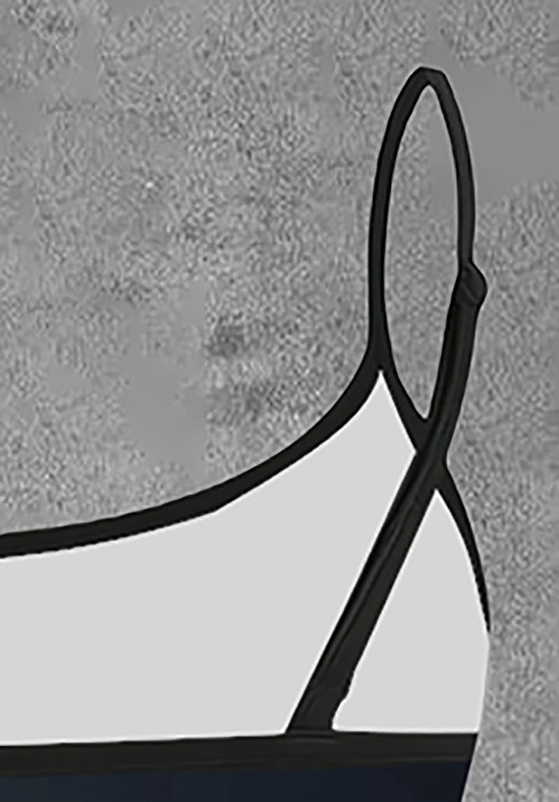 Camisole Dos Nu Imprimée Y2K - Top Sexy Épaules Dénudées