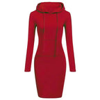 Robe à Capuche PVD pour Femme, Vêtement d'Automne