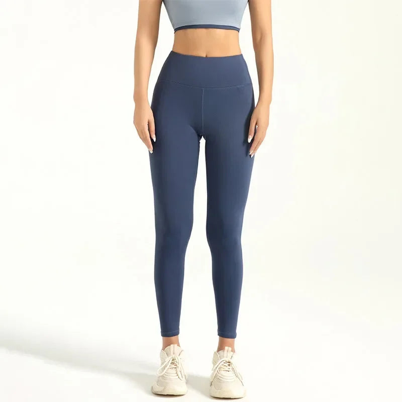Leggings de Sport Sans Couture pour Femme – Effet Push-Up & Taille Haute