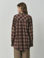 Chemise à Carreaux Rétro Américain pour Femme - FSLE FANSILANEN