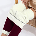 Leggings Thermiques d'Hiver en Velours pour Femme – Taille Haute & Sans Couture