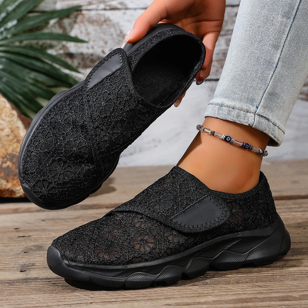 Chaussures de marche orthopédiques d'été décontractées pour pieds larges et enflés, avec ajustement pour l'éversion du pouce, souples et confortables, pour diabétiques